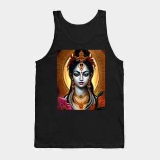 Hindu Goddess of Good Fortune Lakshmi Tank Top